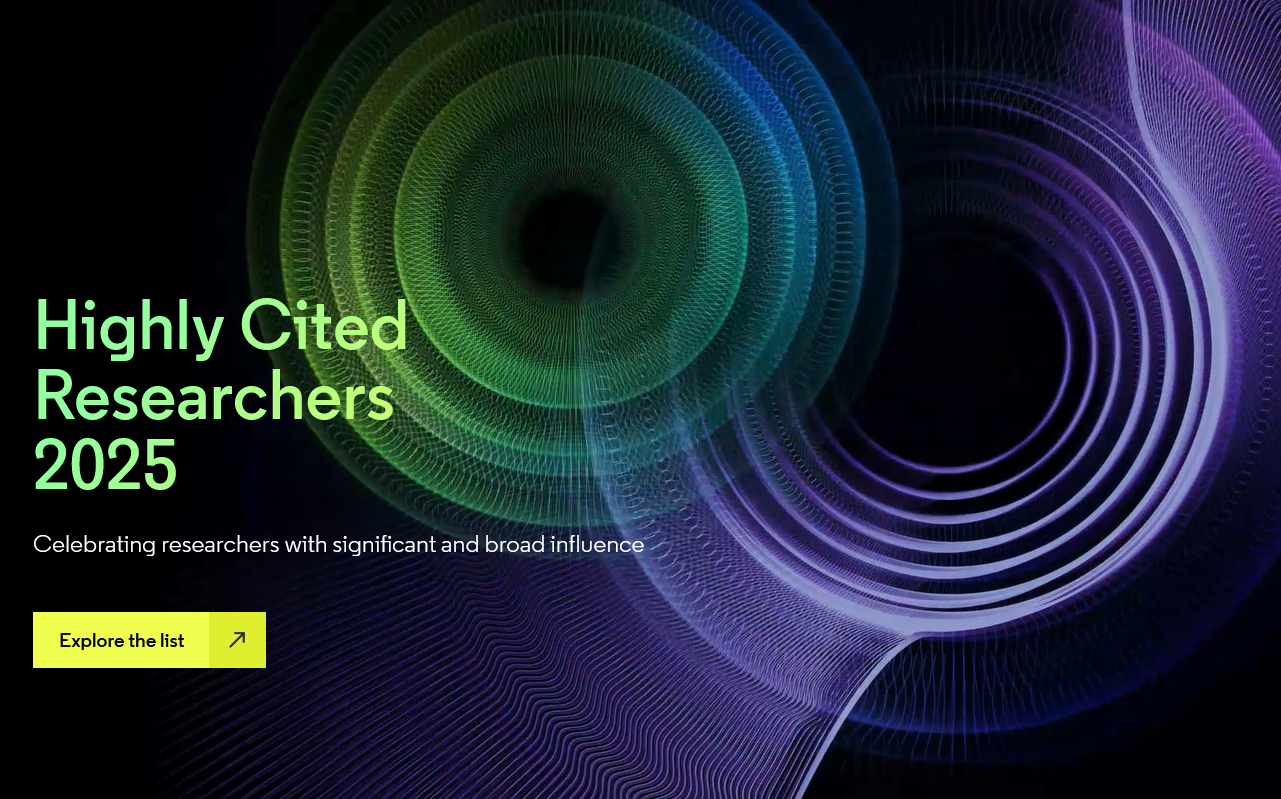 Harvard MRSEC Researchers named 2025 Highly Cited Researchers